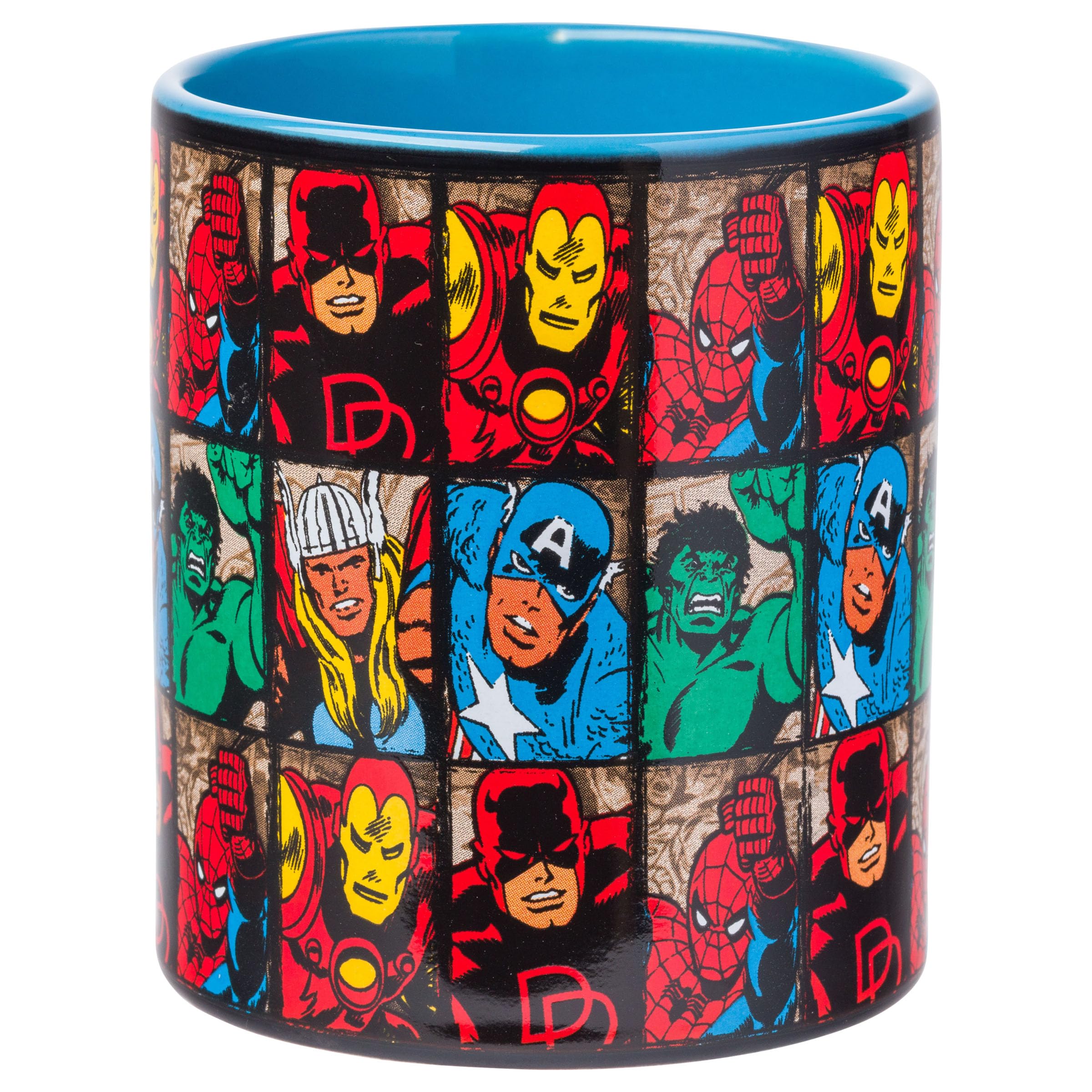 Amazon.com: Silver Buffalo Marvel Avengers Comics Grid Jumbo